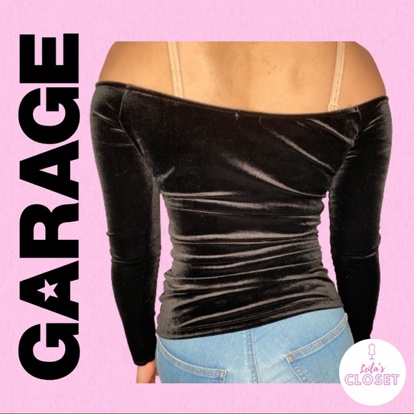 Garage off shoulder top. - Picture 2 of 5
